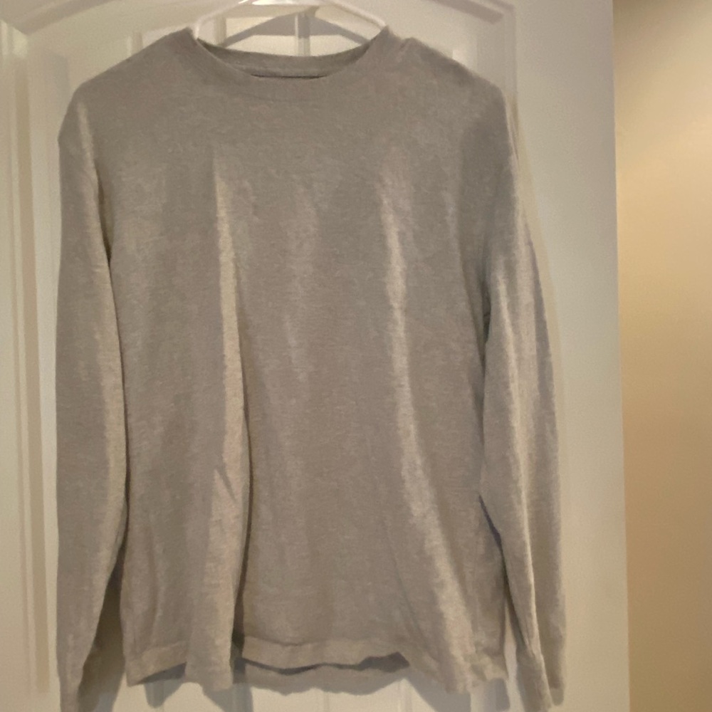 GAP Kids Light Gray Long Sleeve Tee